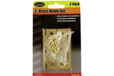 Brass Hinge Set with Screws