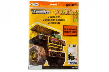 Tonka Trucks Pop-Outz Hang Ups Activity Set