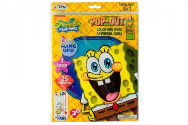 SpongeBob Squarepants Pop-Outz Hang Ups Activity Set