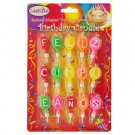 Balloon-Shaped "Feliz Cumpleanos" Birthday Candles