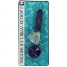 Ice cream scoop with trigger release