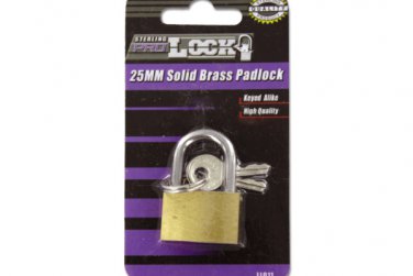 Solid Brass Padlock with Keys