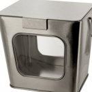 Silver Tin Take Out Box with Acetate Windows