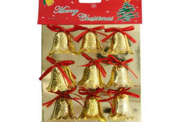 Christmas Bells/Bows Decorations Set