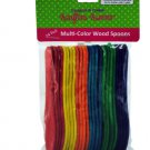 Multi-Colored Wood Craft Spoons