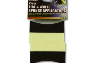 Tire and wheel sponge applicators