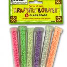 Glass craft beads in tube