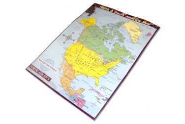 North and South America maps