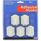 5 Pack adhesive hooks
