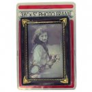 3. 5x5 photo frame, cherry plastic color.