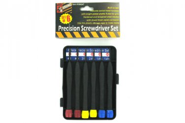 Precision screwdriver set with box