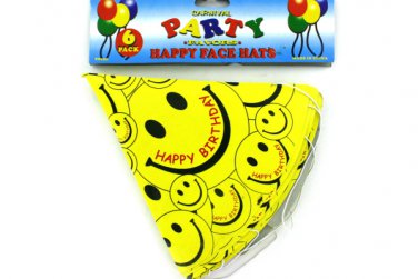 Happy Face birthday hats