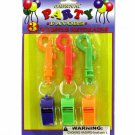 Whistle key chains