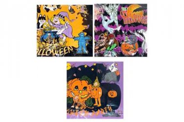 54x108'' plastic halloween table cloth
