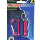 Whistle key chain and snap-clip
