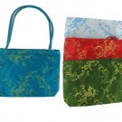 Purse with gold flower design
