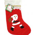 Christmas stocking featuring Santa