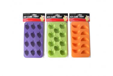 Ice cube trays with fun shapes, assorted