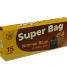 Super bag kitchen bags, 13 gallon