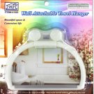 Wall attachable towel hanger