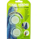Stick-on towel holder
