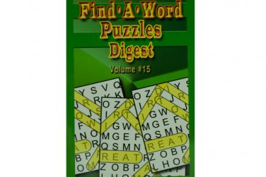 Big print find a word puzzle