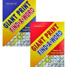 Giant print find a word book