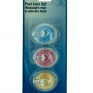 3 piece foot care set (incl. pumice, brush and massager)
