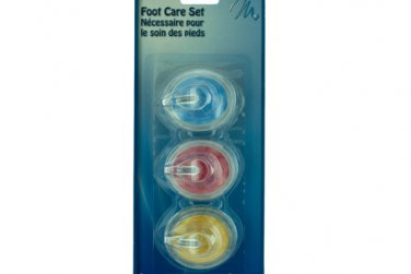 3 piece foot care set (incl. pumice, brush and massager)