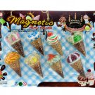 8pc ic cream memo magnets