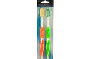 Colorful Soft Grip Toothbrush Set