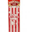 Striped Paper Popcorn Bags