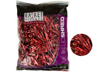 Red Metallic Gift Shred