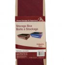 Collapsible Fabric Storage Box with Pull Handle