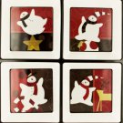 Sectioned Snowman Serving Tray