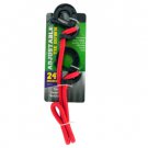 Red Adjustable Tie Down with Hooks