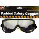 Padded safety goggles