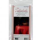 Clear tablecloth protector