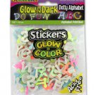 Glow in the dark foam alphabet stickers