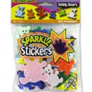 Teddy bear sparkle stickers