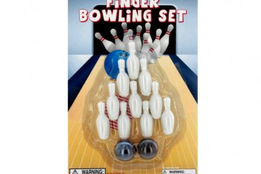 12 piece finger bowling set