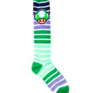 Super Mario Striped Knee Socks