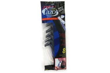 Men's triple blade disposable razors