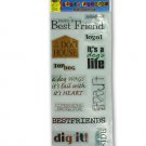 Holographic Pet Phrase Stickers