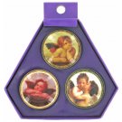 Decorative pill boxes, pack of 3