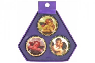 Decorative pill boxes, pack of 3