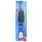 Folding brush with mirror