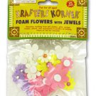 flowers with jewels 25pc