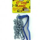 Dog Leash with Faux Leather Handle