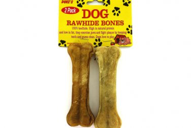 Rawhide dog bones
